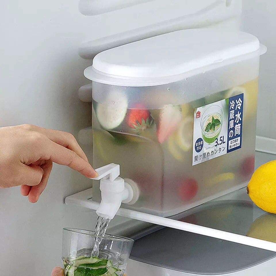 3 Liter Refrigerator Kettle with Faucet, Lemonade Drinkware Water Cooler, Ice Water Beverage Dispenser, Plastic Drink Dispenser For Refrigerator 3 Liter Refrigerator Kettle with Faucet, Lemonade Drinkware Water Cooler, Ice Water Beverage Dispenser, Plastic Drink Dispenser For Refrigerator